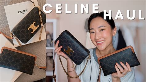 celine triomphe pochette|celine multipochette canvas.